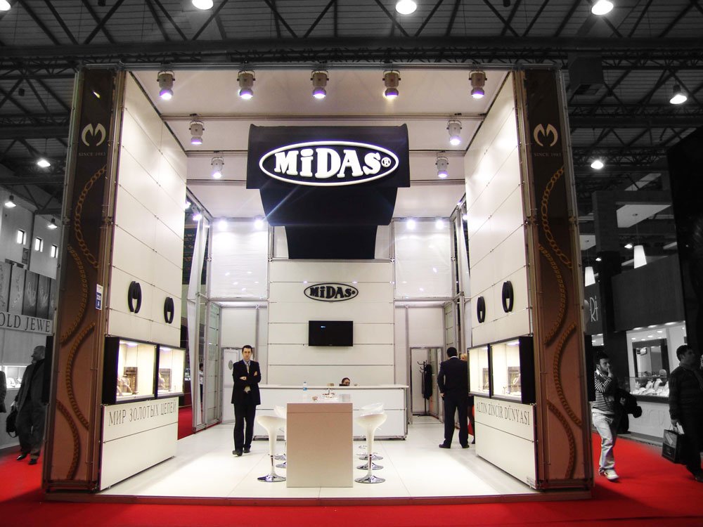 Midas — Modularer Stand