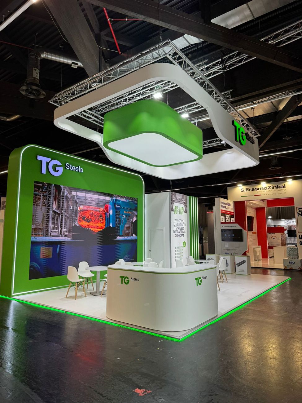 TG Steels — Holzstand
